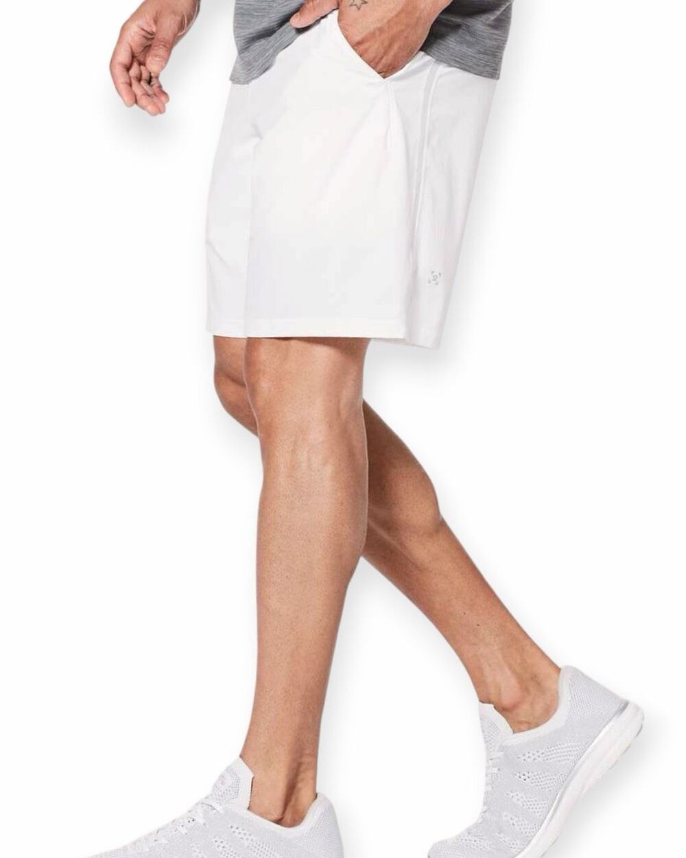 Lululemon Pace Breaker Shorts Men’s White 9” Inseam Small